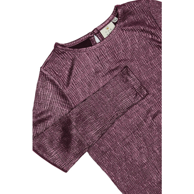 Longsleeve Pleat ibis rose