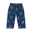 Wide jeans Prosper medium blue denim aop