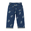Wide jeans Prosper medium blue denim aop