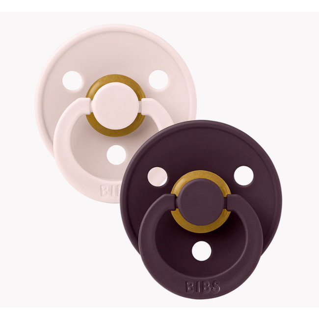 Speen 2pack  Petal/Plum maat 2