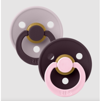 Bibs Speen Studio colour Fushion 2pack Dusky lilac / Plum maat 2