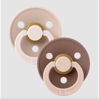 Bibs Speen Studio colour Fushion 2pack Blush/Woodchuck maat 2