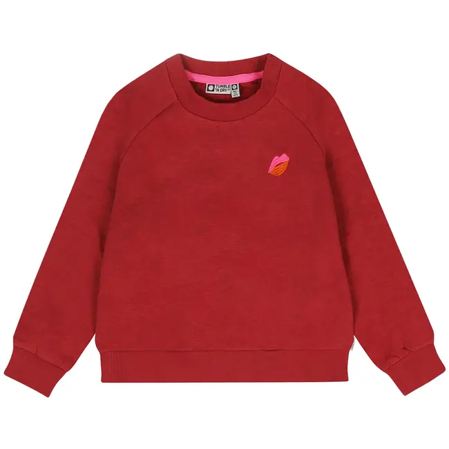 Sweater J'adore bordeaux rood