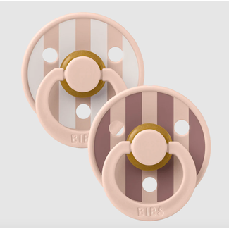 Bibs Bibs speen Studio colour block 2pack Blush mix maat 2