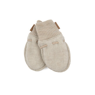Mikk-Line Mikk-Line wollen handschoenen melange offwhite