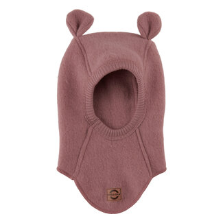 Mikk-Line Mikk-Line wollen muts met oren burlwood