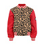 Sweat baseball jacket leopard ao