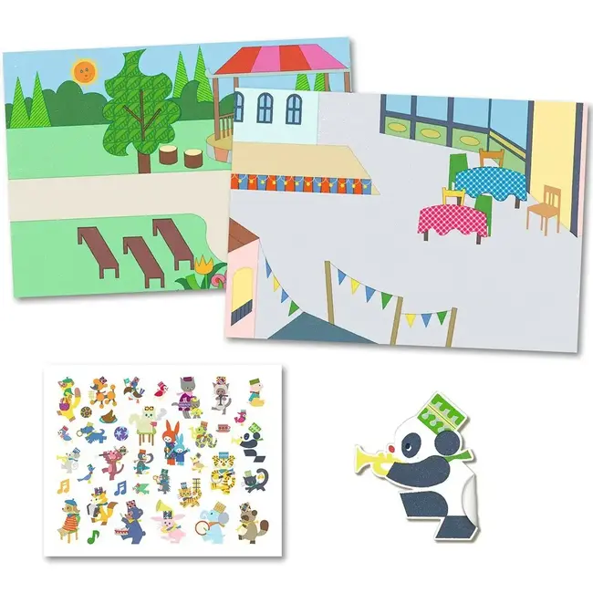 dj09947 Knutselpakket stickers Fanfare