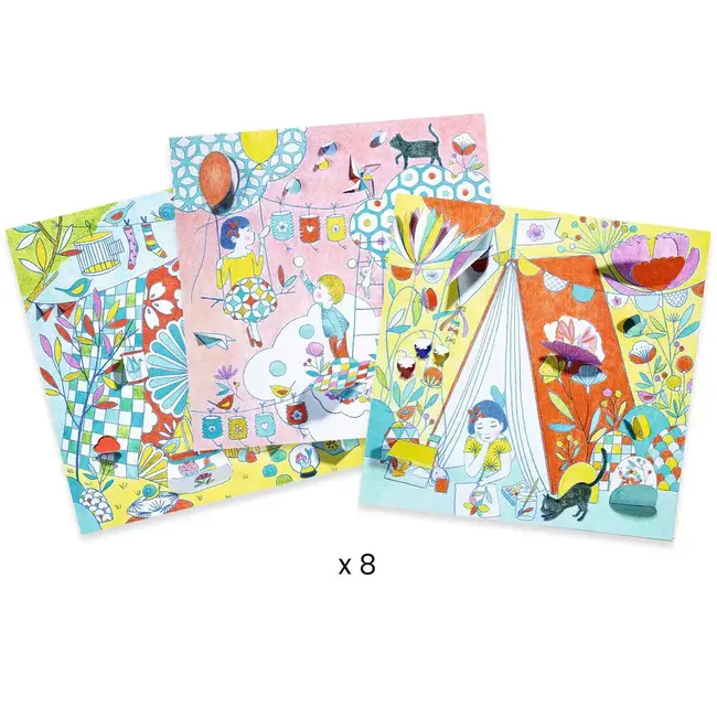 dj09683 Kleurpakket De hutten van Nina