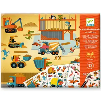 Djeco dj09357 transferstickers 'Asfalt'