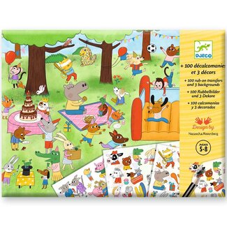 Djeco dj09355 transferstickers 'Het is feest!'