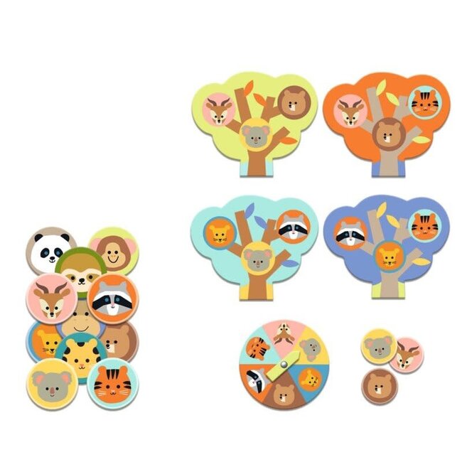 dj08276 Wilde dieren - 5 Spellen