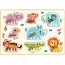 Djeco  Houten puzzel Hippo'n'Co
