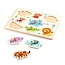Djeco  Houten puzzel Hippo'n'Co