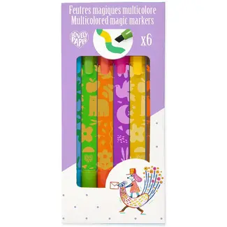 Djeco DD03811  6 magische multicolor stiften