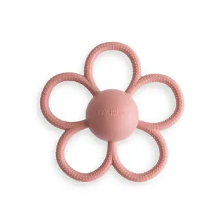 Mushie Daisy rammelaar Dusty rose