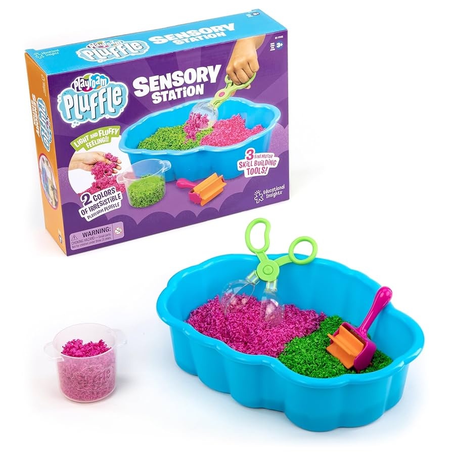 Playfoam Pluffle Twist Luminescente – Pâte Sensorielle Qui Brille Dans Le Noir – Ne Sèche Jamais – Dès 3 Ans