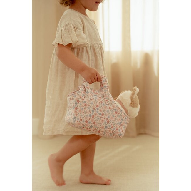 Knuffelkat Marley in tas