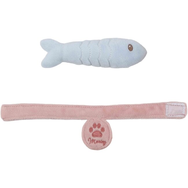 Knuffelkat Marley in tas