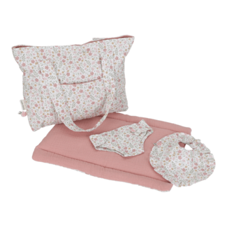 Little Dutch Poppen verzorgingstas Soft flowers