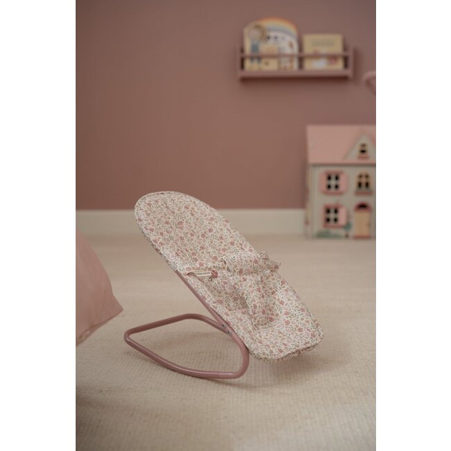 Poppen wipstoel Soft flowers