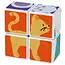 Geomag Magicube Printed animal friends + cards 7pcs