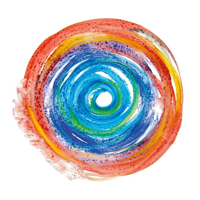 Primo aquarelverf tablet/penseel 24 kleuren