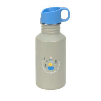 Lassig Drinkfles stainless steel Sunny Explorer Green/Blue