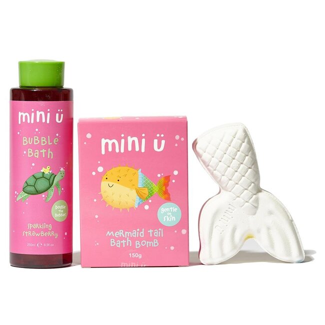 Kado Set Bad Zeemeermin/Aardbei