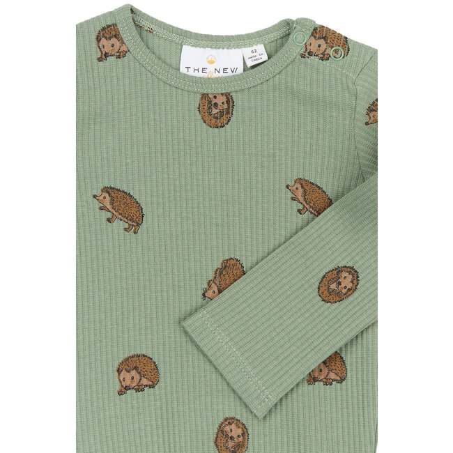 Romper River lily pad aop