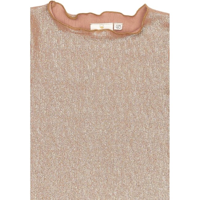 Longsleeve Rosalind glitter gold