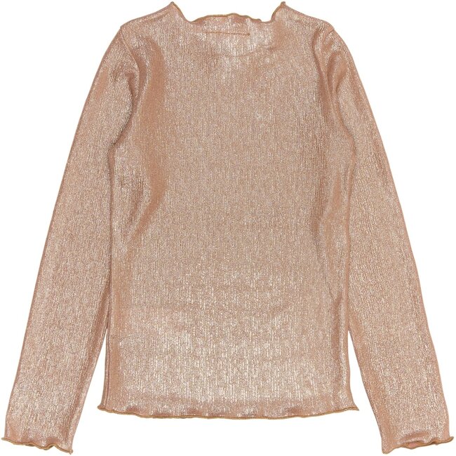 Longsleeve Rosalind glitter gold