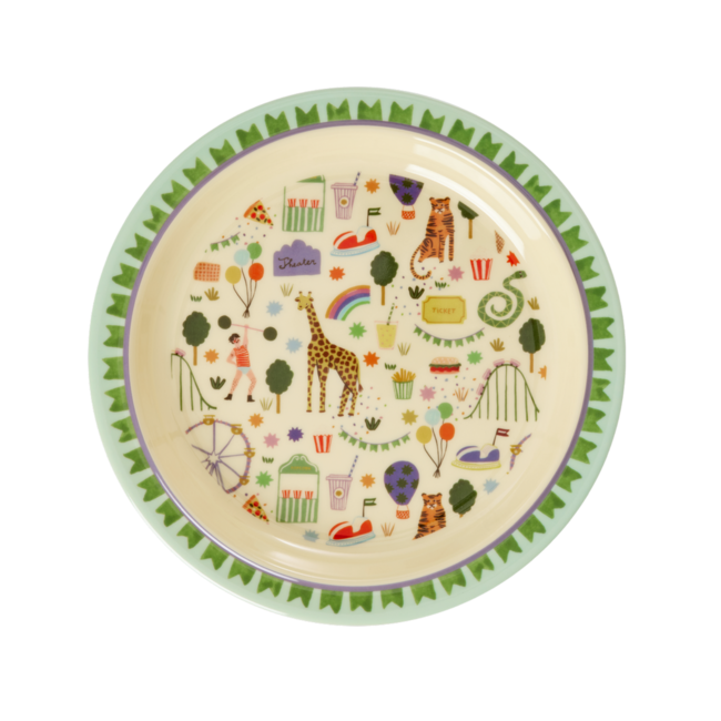 Kinderbord - Mint - Fun Fair Print