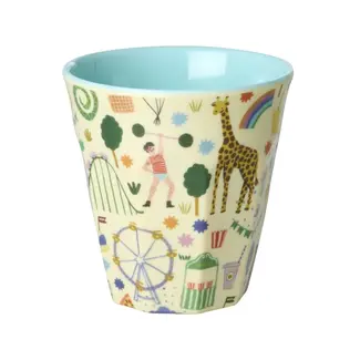 Rice Beker Middelgroot - Mint - Fun Fair Print