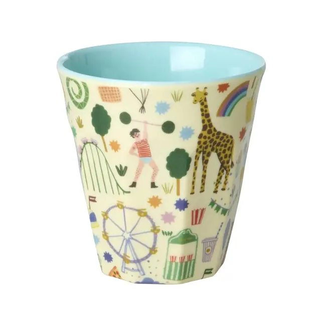 Beker Middelgroot - Mint - Fun Fair Print