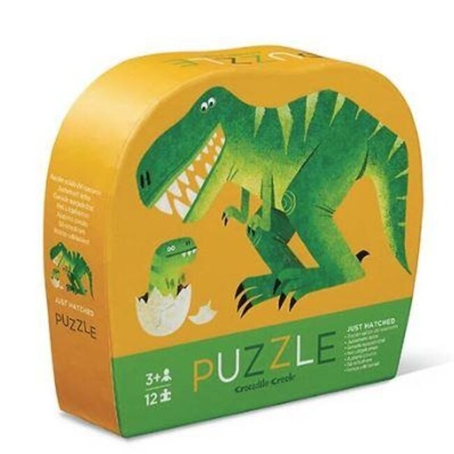Puzzel - Shaped box - 12 stuks -Baby dinosaurus