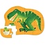 Puzzel - Shaped box - 12 stuks -Baby dinosaurus