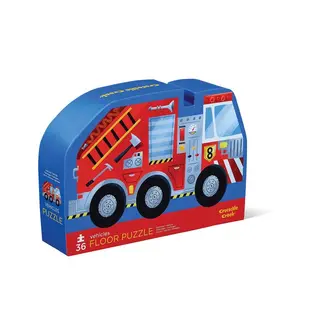 Crocodile Creek Puzzel - Shaped box - 36 stuks - Voertuigen