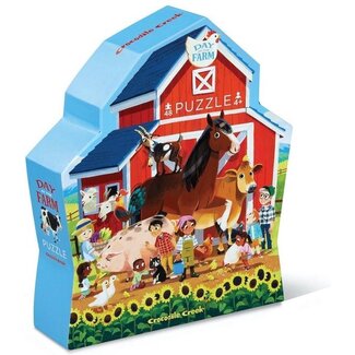 Crocodile Creek Puzzel - 48 stuks - Dag op de boerderij