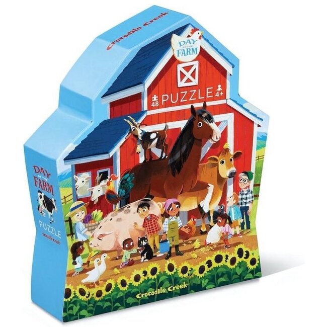 Puzzel - 48 stuks - Dag op de boerderij