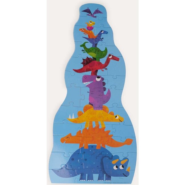 Tower puzzel - 30 stuks - Dinosaurussen