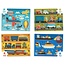4 puzzel set - Voertuigen