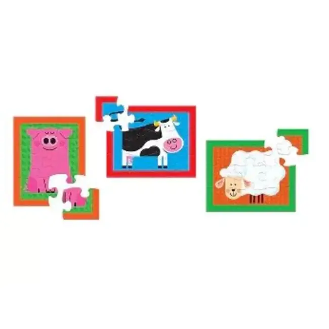 My first puzzles, 6/9/12 stuks - Boerderij