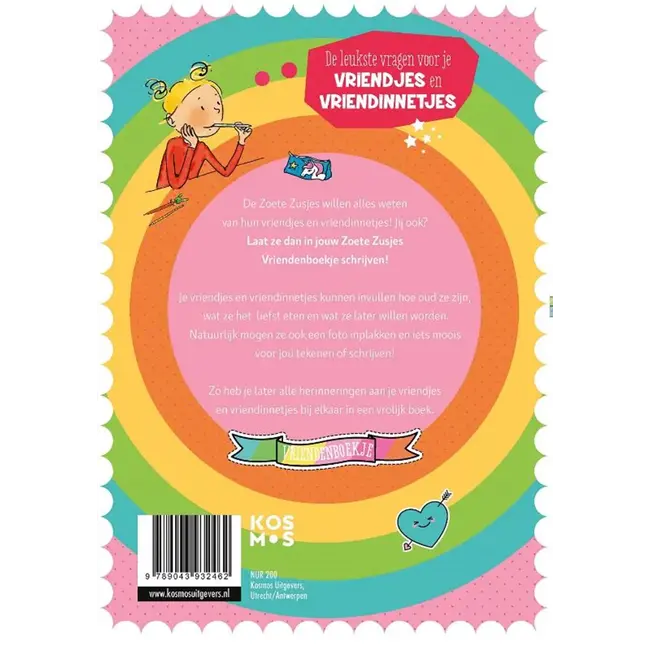 De Zoete Zusjes vriendenboek