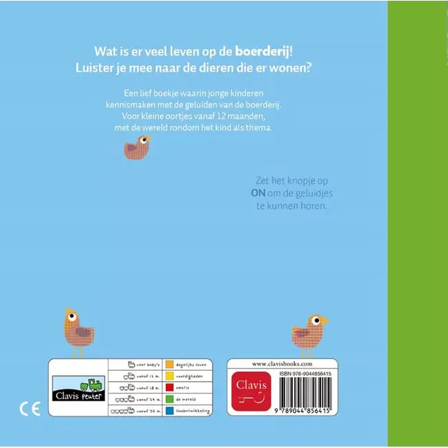 Geluidenboek: De boerderij.  1+