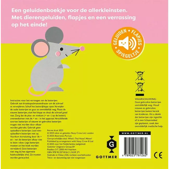 Geluidenboek: Miauw! 1+