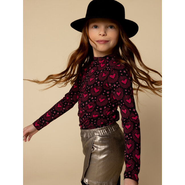 Metallic skirt champagne