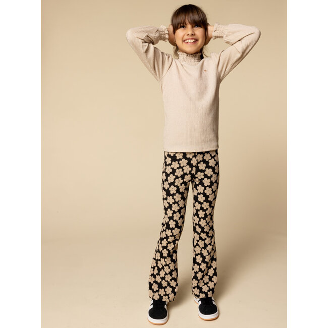 Flaire pants flowerfield black