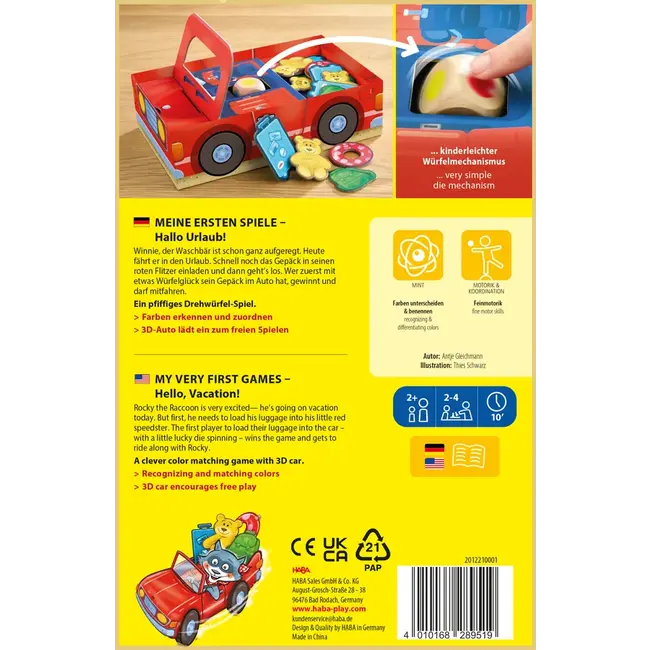 Mijn eerste spellen Hallo Vakantie