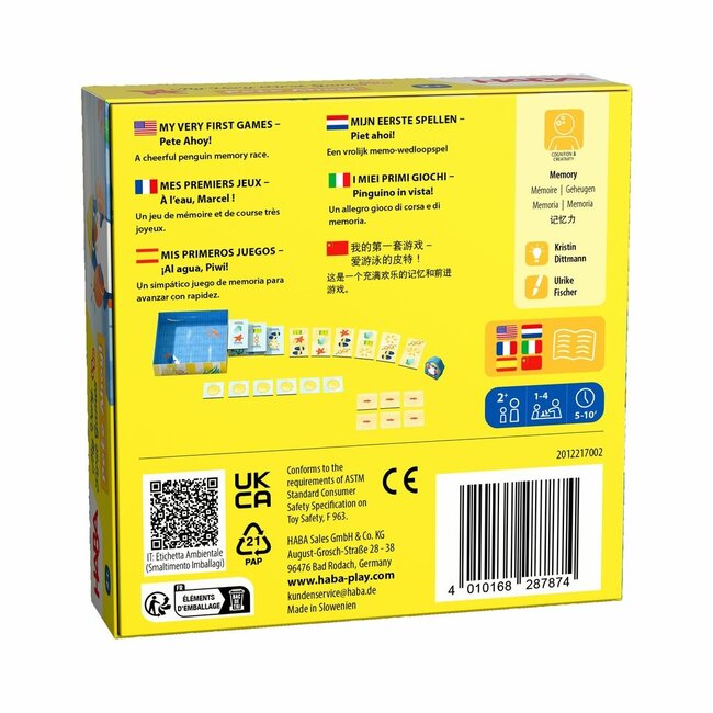 Mijn eerste spellen - Mini spel -  Piet Ahoi!